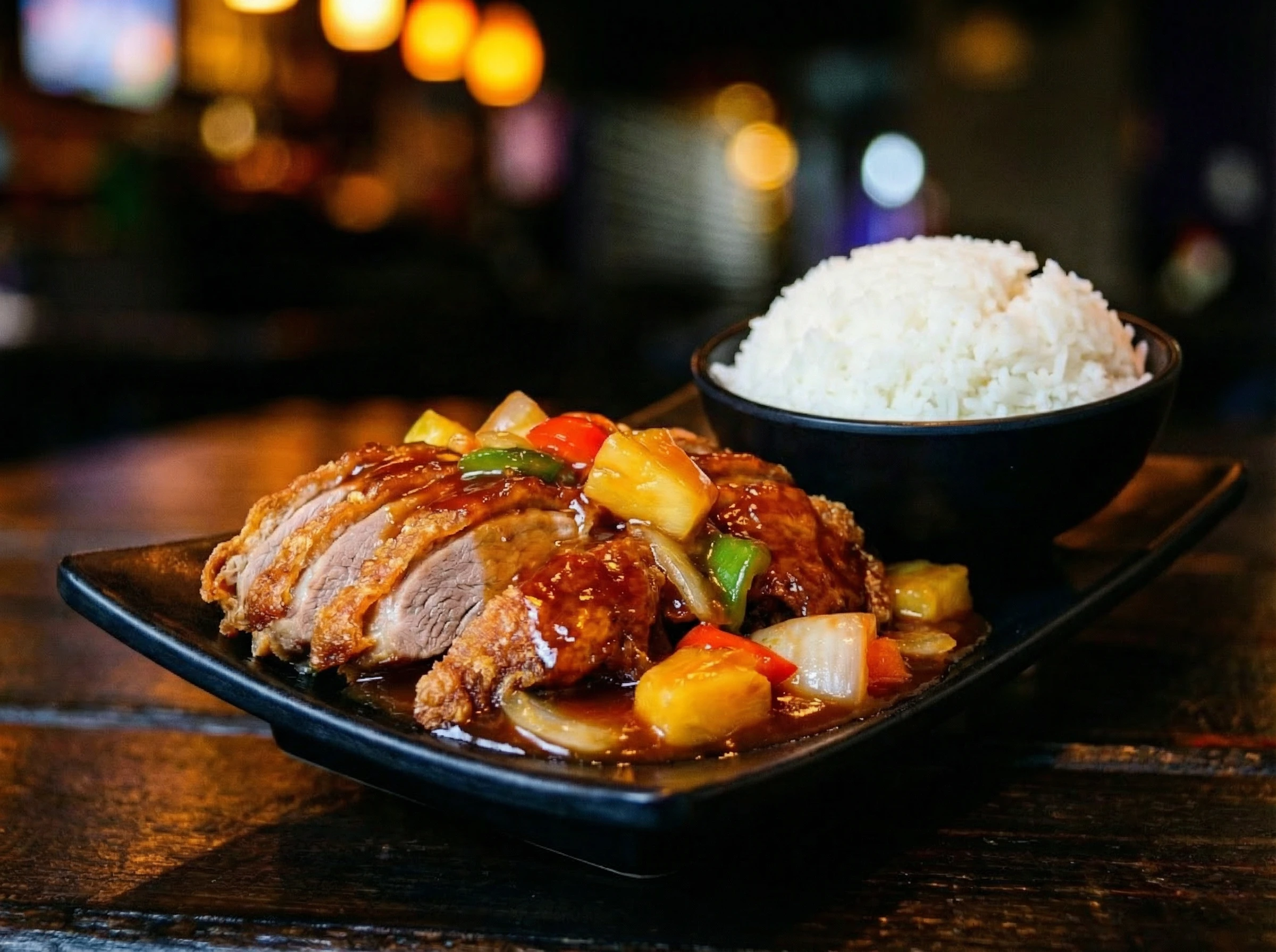 Authentisches rotes Thai Curry mit frischem Gemüse